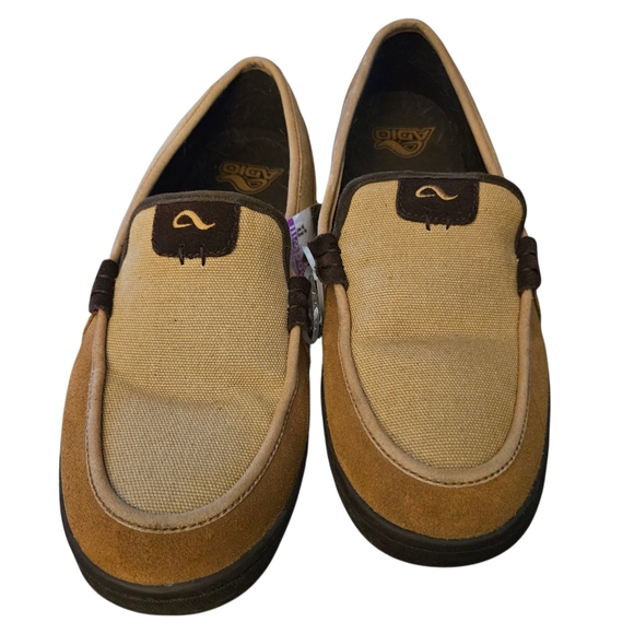 Vintage Men's Adio Skater Shoe Brown & Tan Leather Slip-On Shoes Size 10 USED - Picture 15 of 15